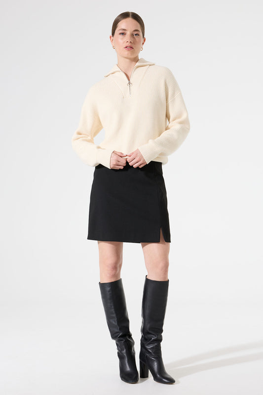 GARCIA HAILEY Black Mini Skirt