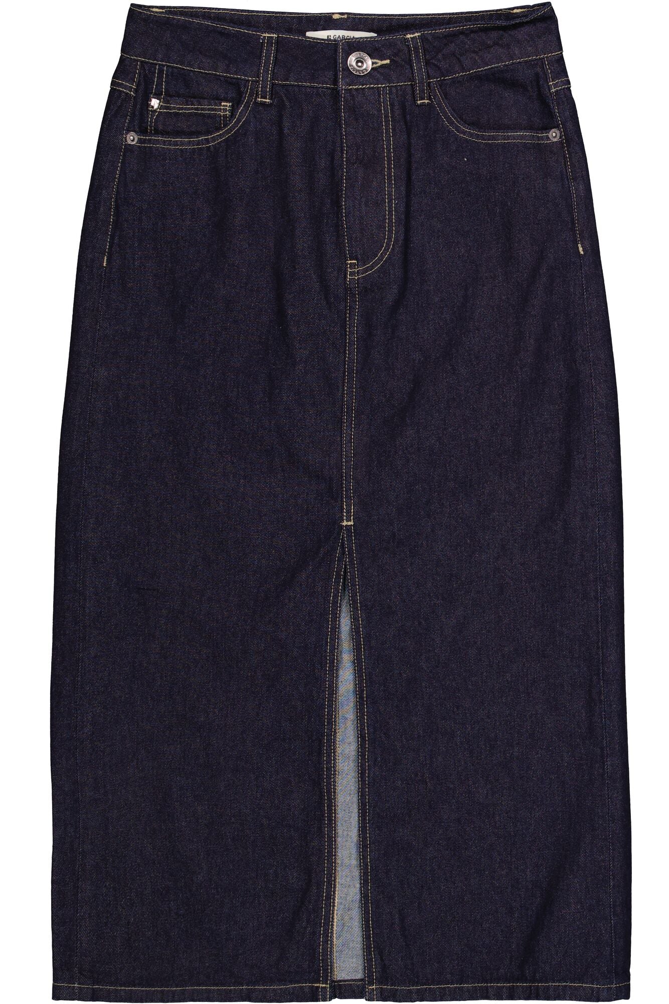 GARCIA CELINE Dark Denim Blue Midi Skirt