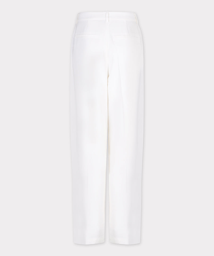 ESQUALO Mila Off White Pleated Trousers