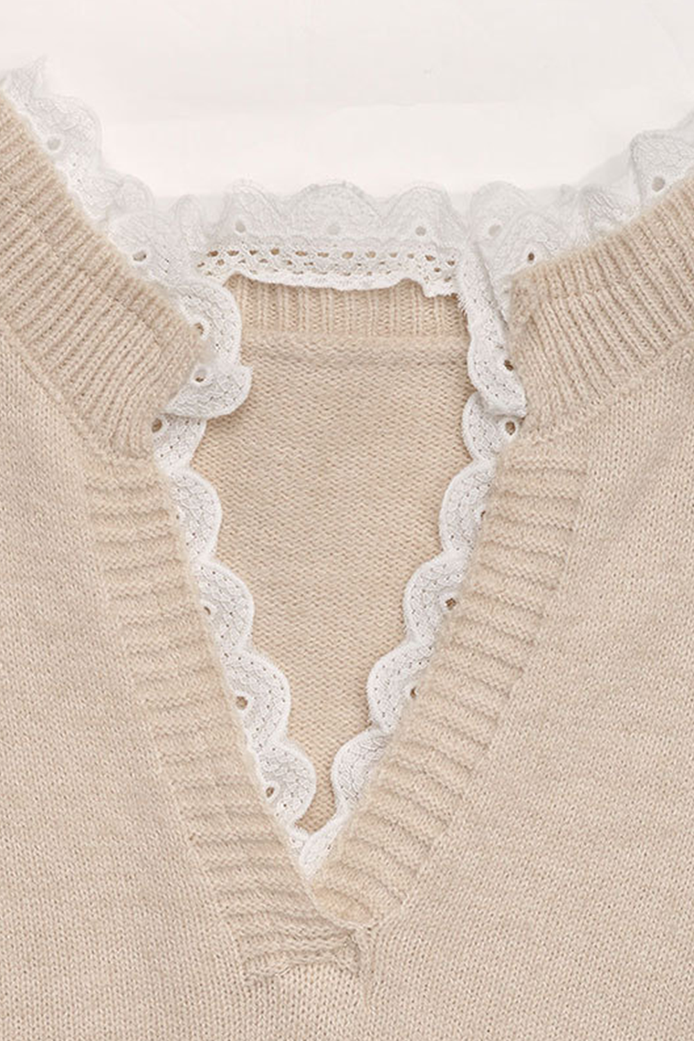 MILLIE OATMEAL HEART PULLLOVER SWEATER KNIT