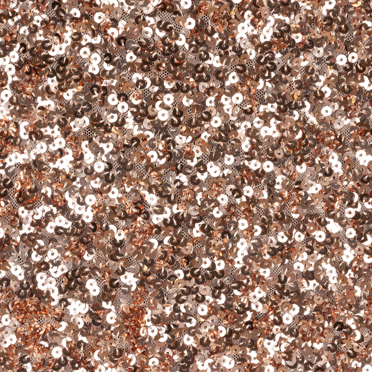 ESQUALO Golden Amber Glow Sequin Skirt