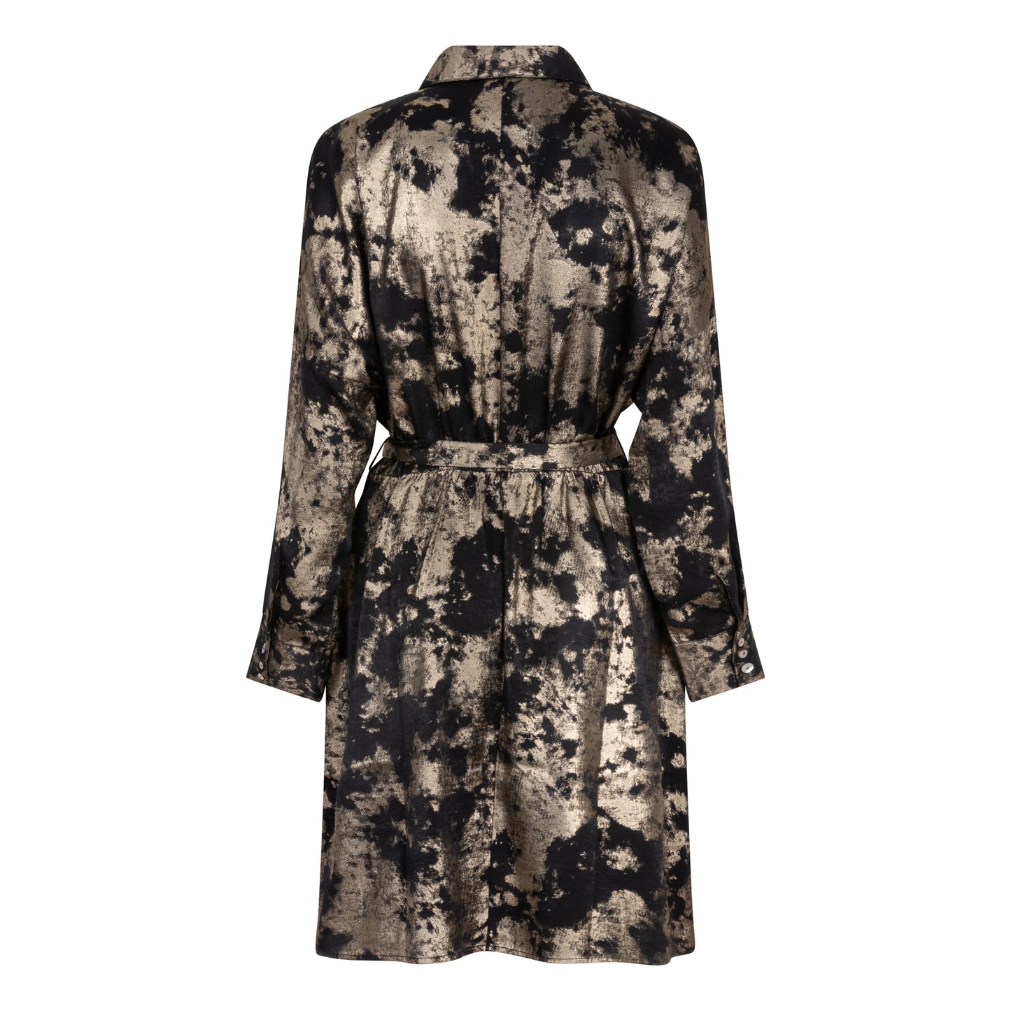 ESQUALO Starlight Black & Gold Dress