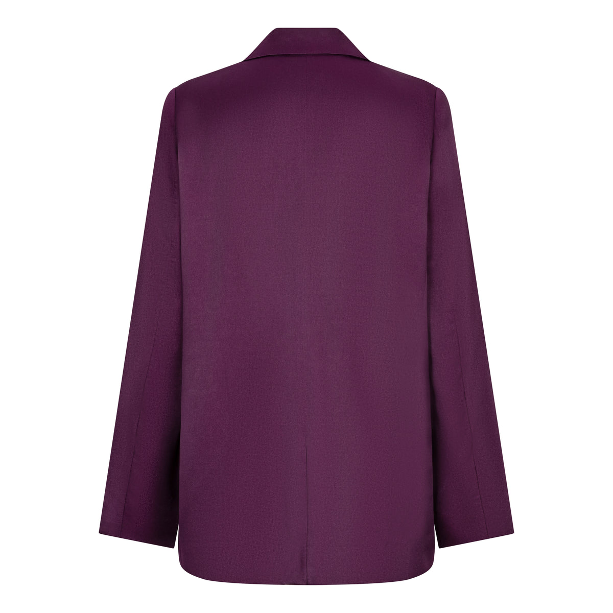 ESQUALO DAKOTA Beetroot Burgundy Purple Satin Blazer