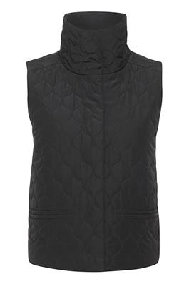 CULTURE Black Donia Light Quilted Vest