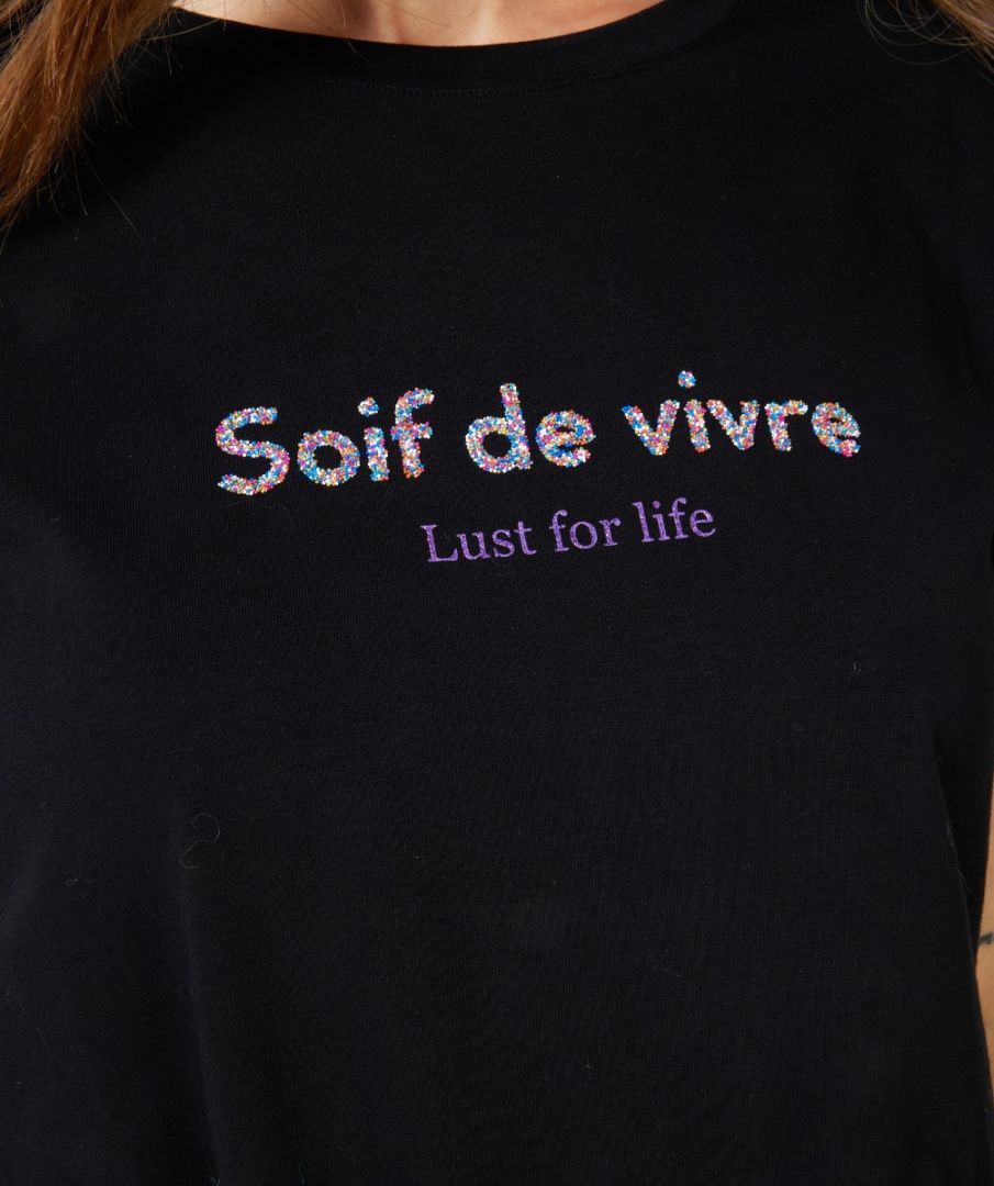 ESQUALO Candy Sprinkle Lust for Life Graphic Tee