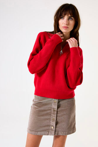GARCIA AVA Taupe Corduroy Skirt