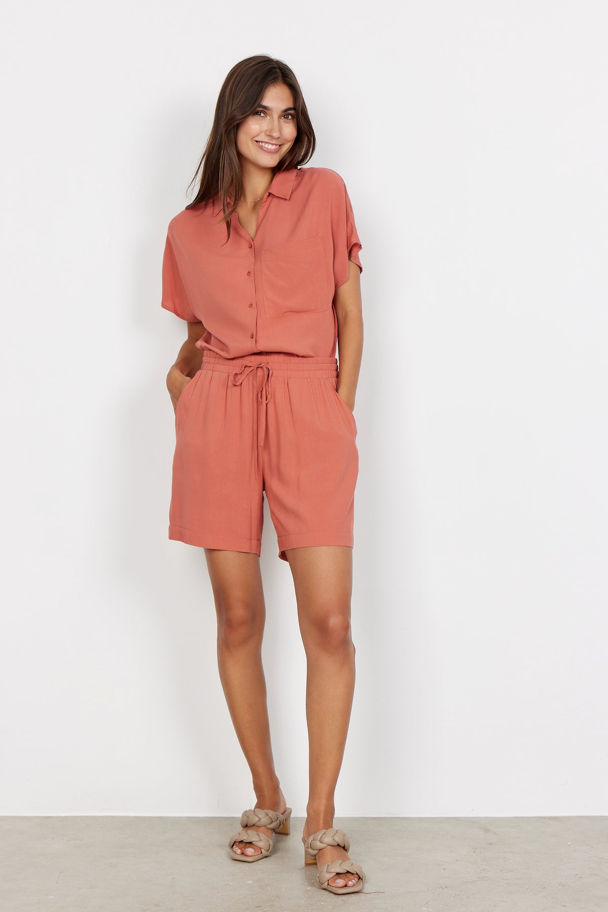 Shorts SOYA CONCEPT RADIA 163B Rouge Poussière