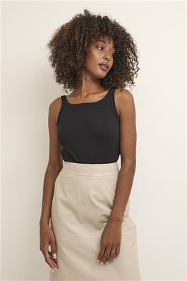 KAFFE Kacarna Black Basic Tank Top
