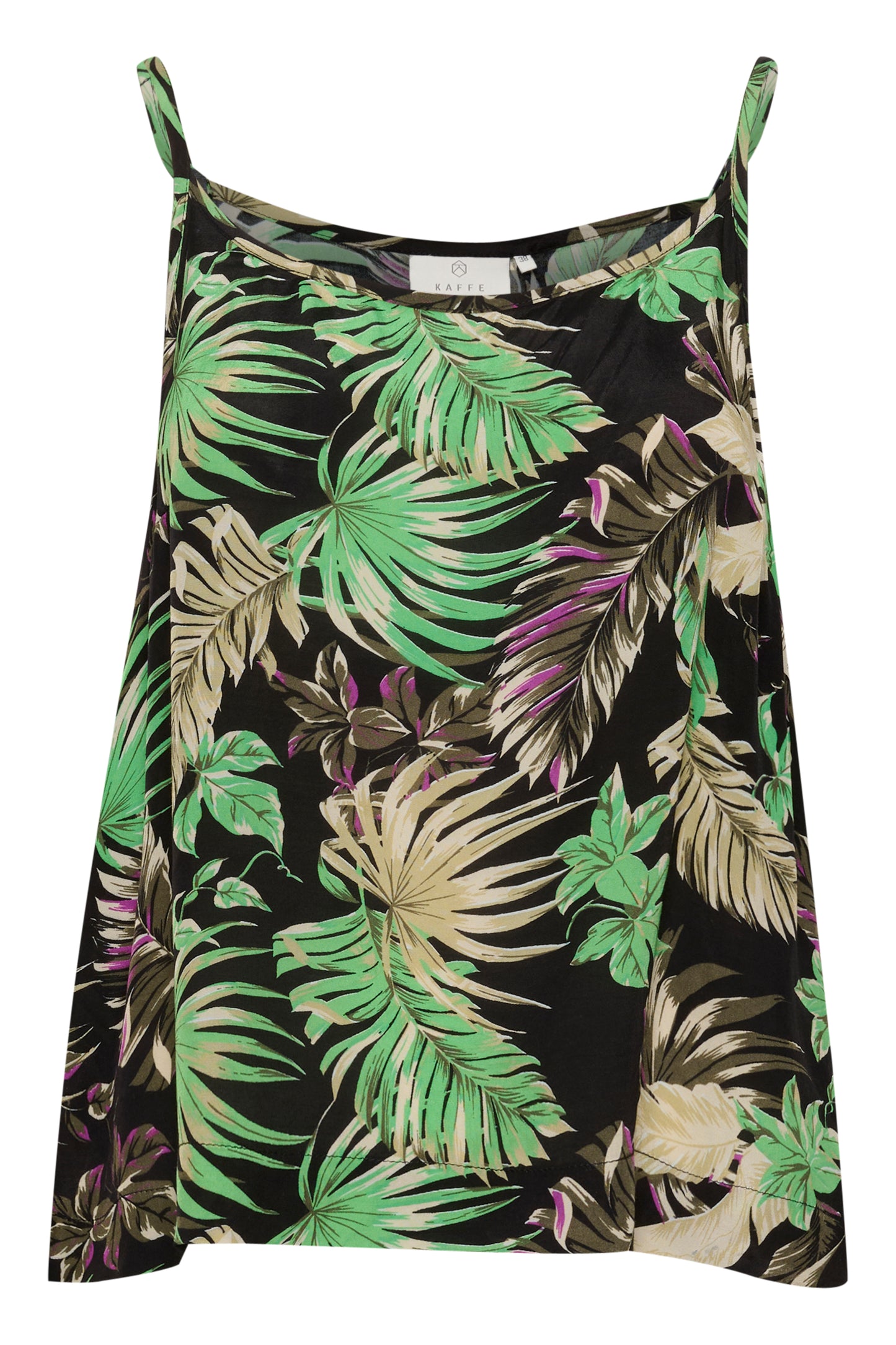 KAFFE KALULU Exotic Print Tank Top