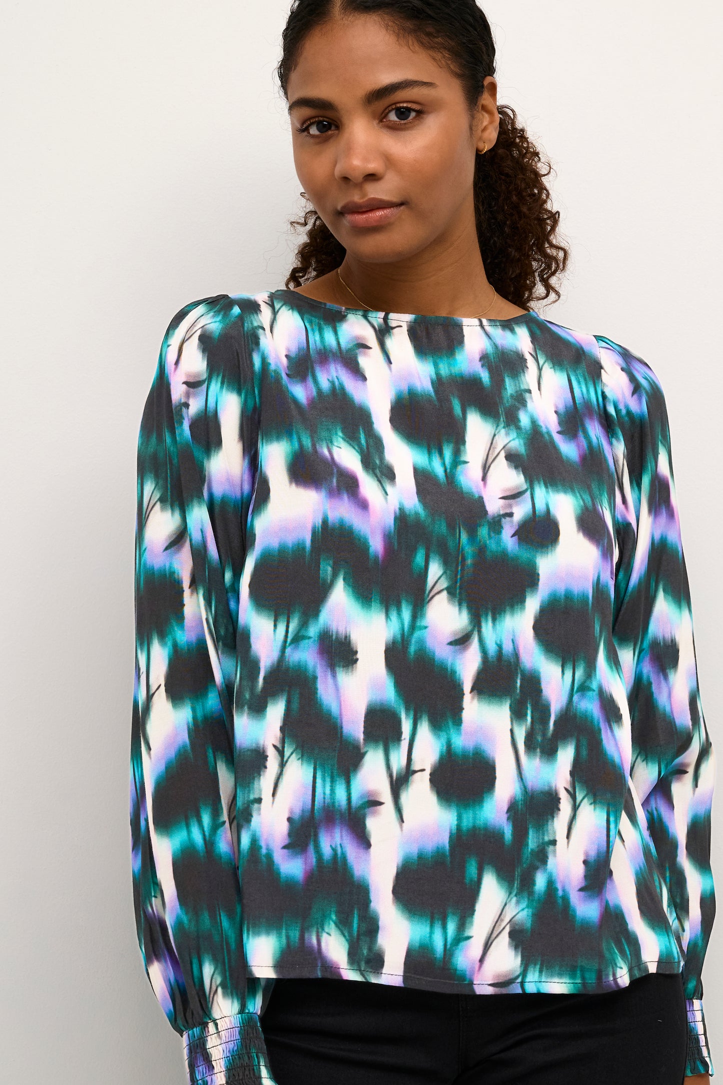 KAFFE KAamilia Flower Print Blouse
