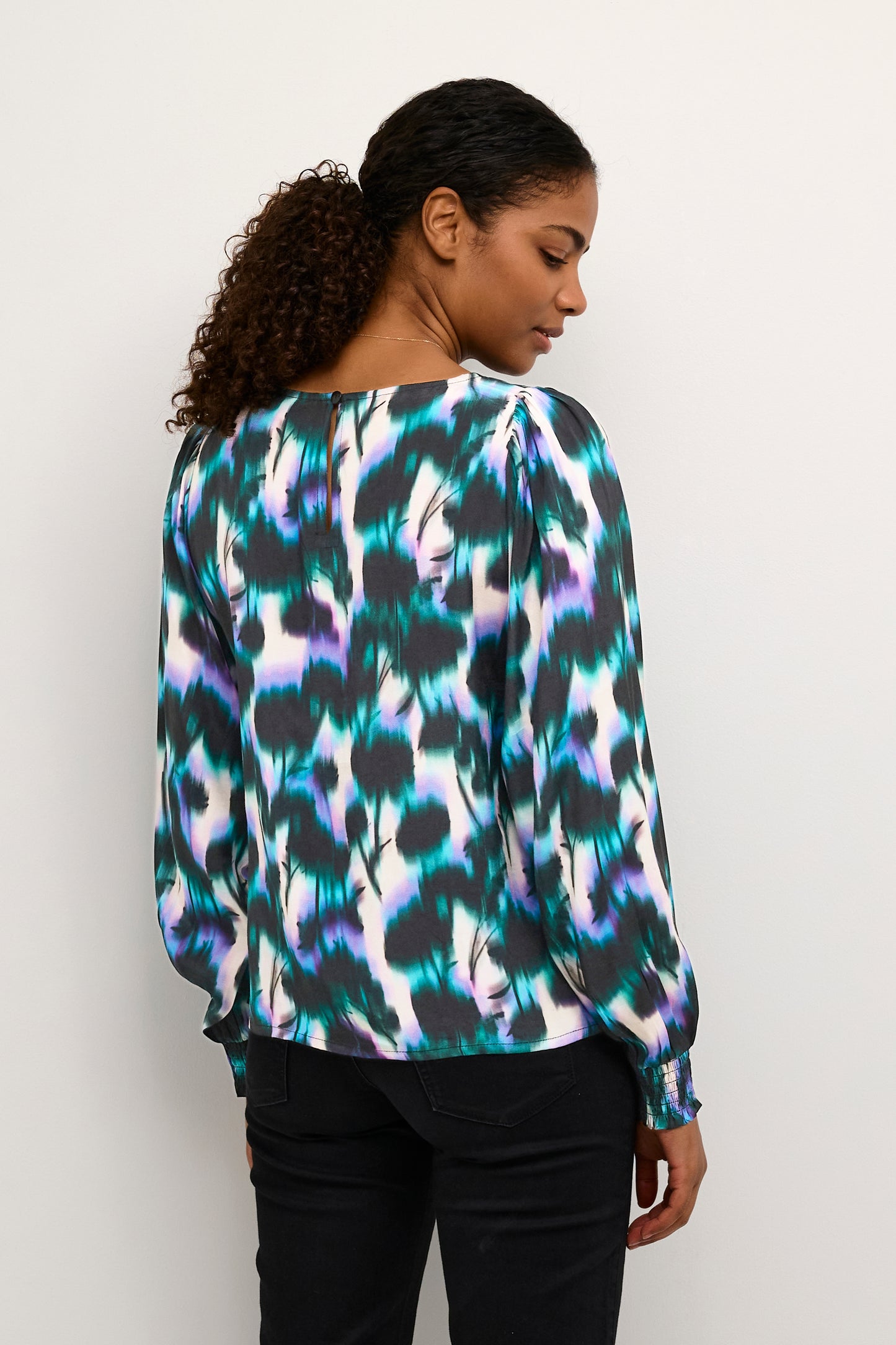 KAFFE KAamilia Flower Print Blouse