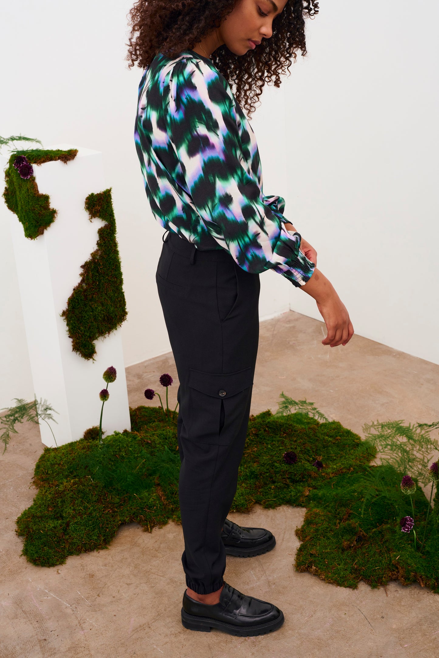 KAFFE KAamilia Flower Print Blouse