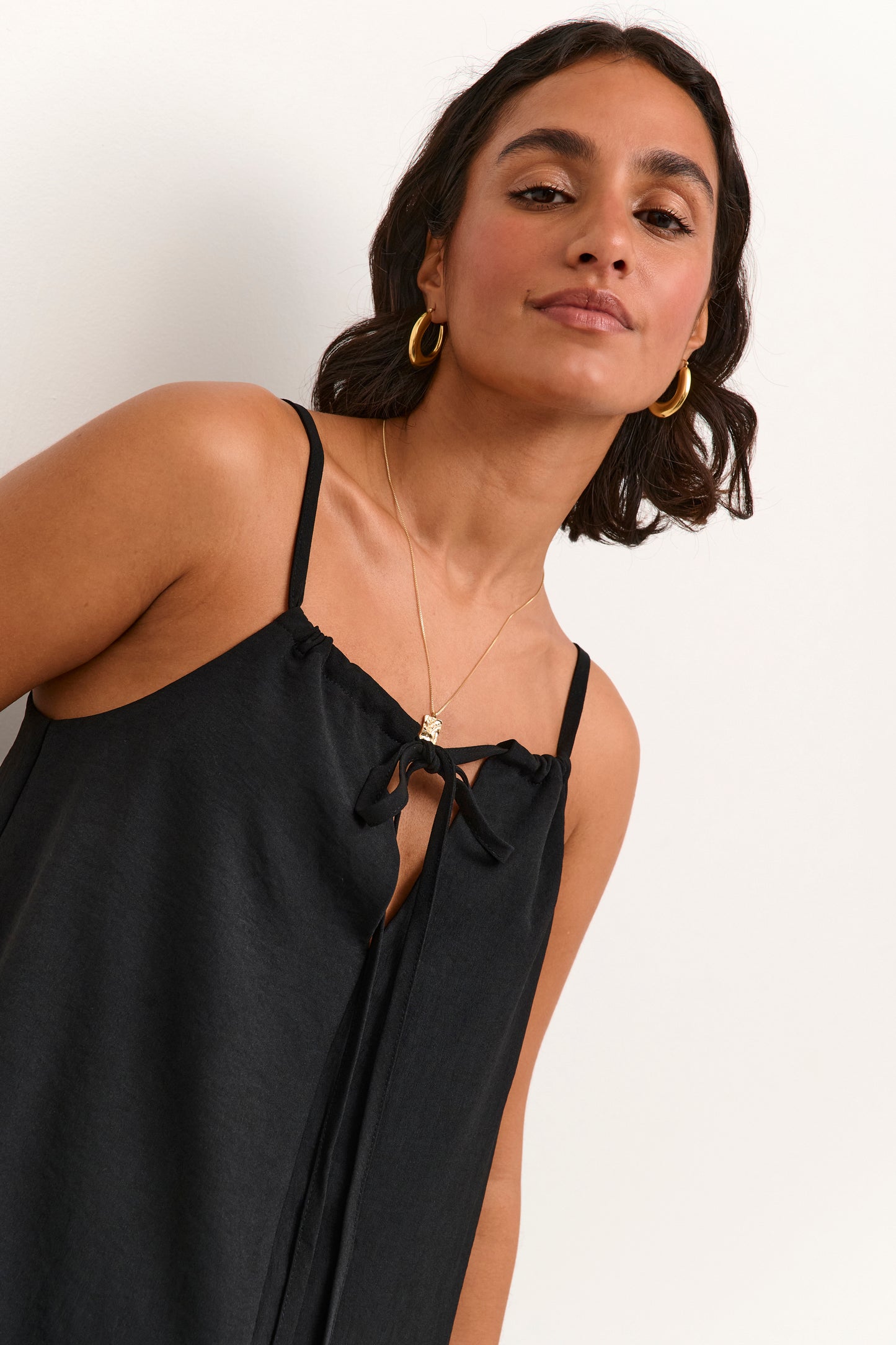 KAFFE Black Silja Camisole