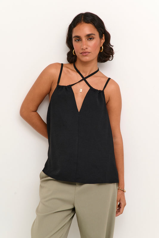 KAFFE Black Silja Camisole