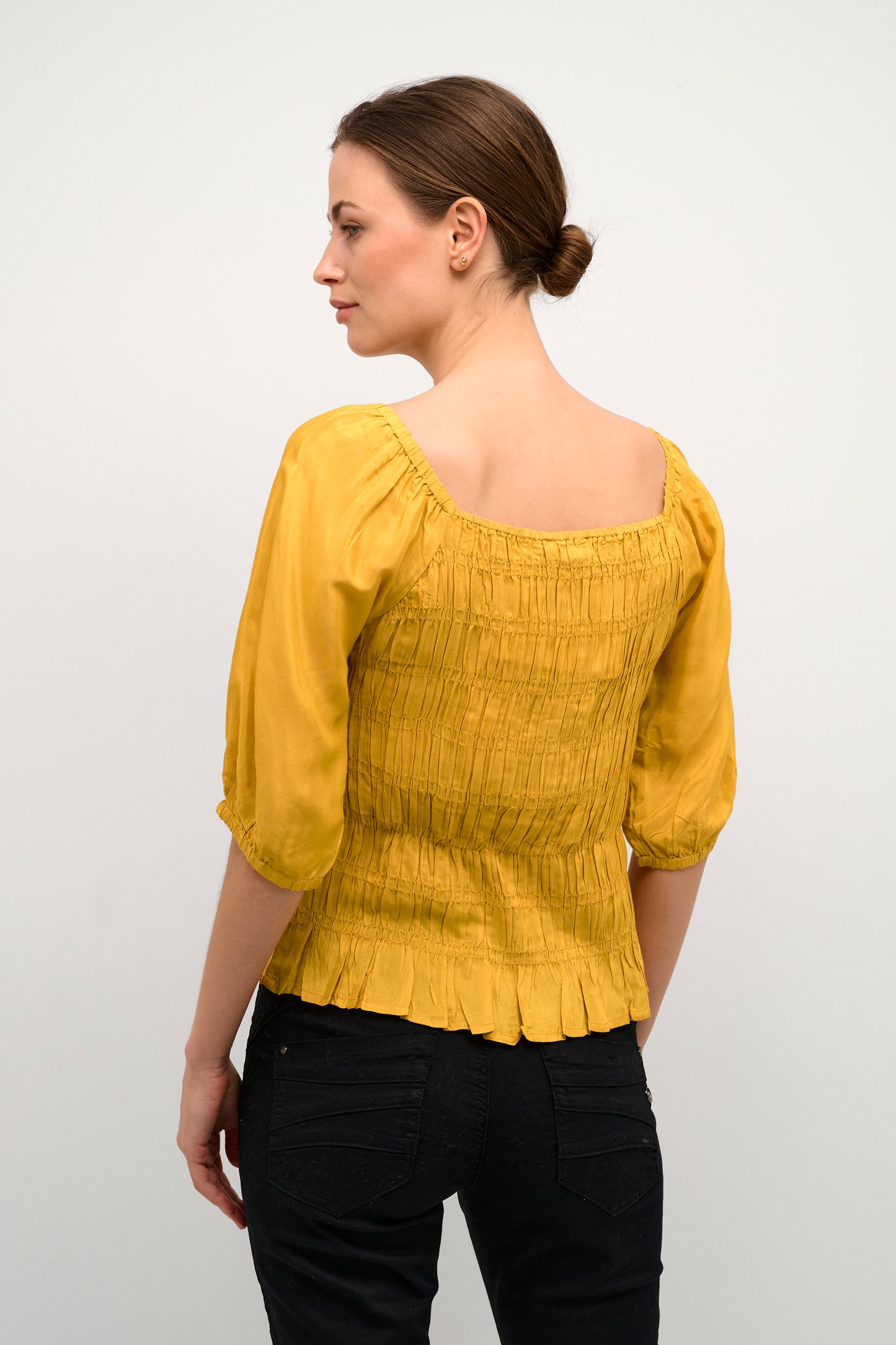 CREAM Yellow Almas Blouse