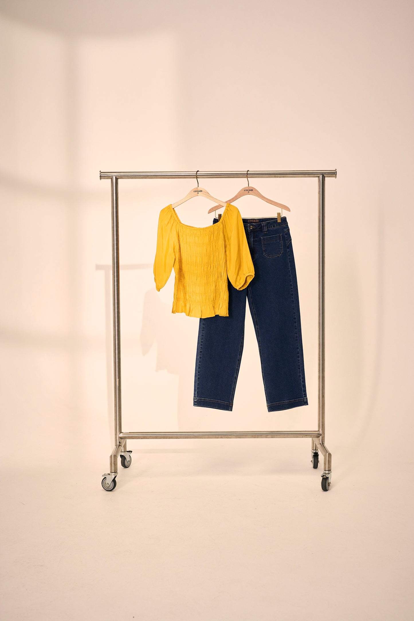 CREAM Yellow Almas Blouse