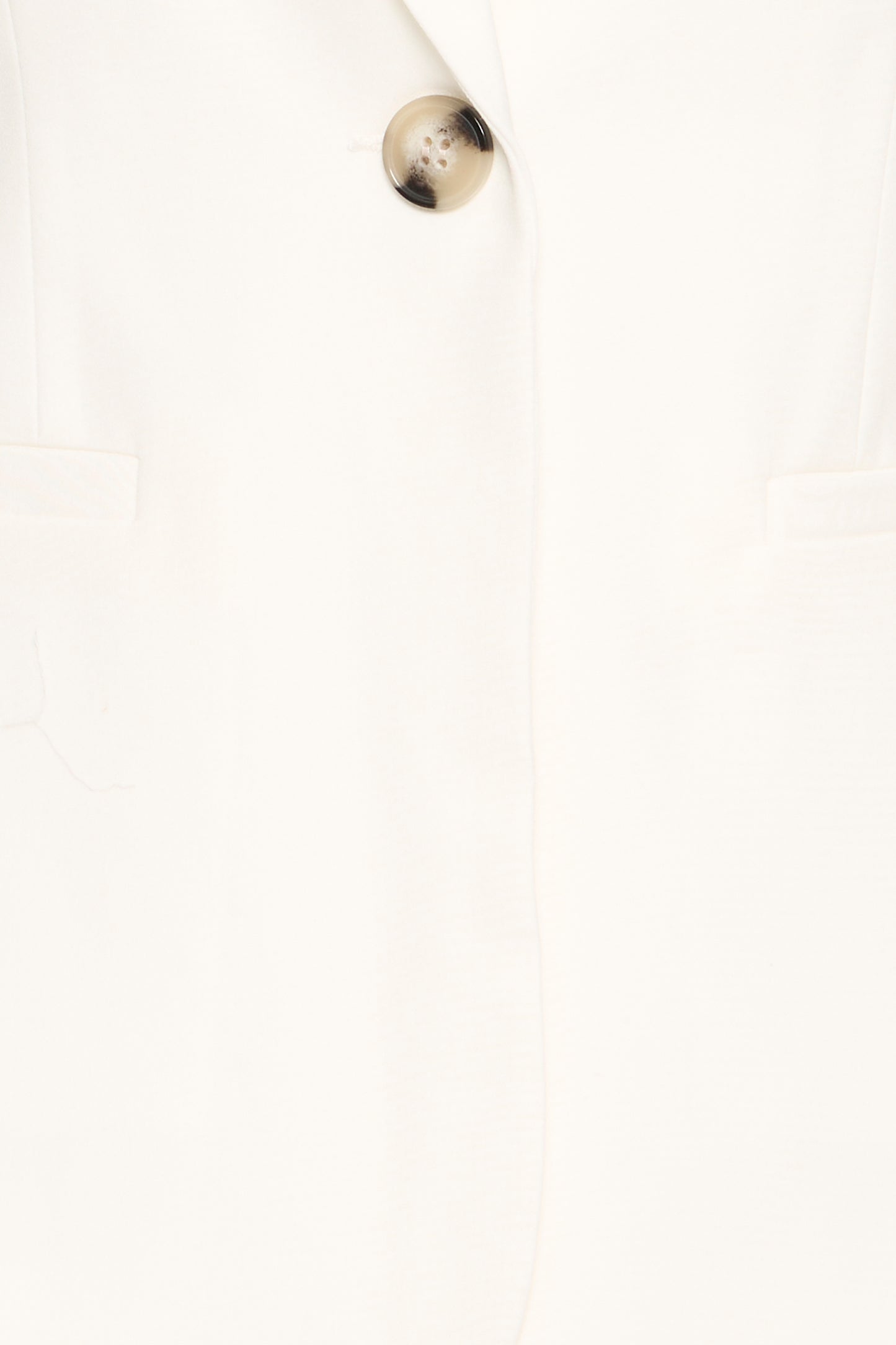 B.YOUNG LEIGHTON Cloud Dancer White Blazer – Tailored Statement Single-Button Jacket
