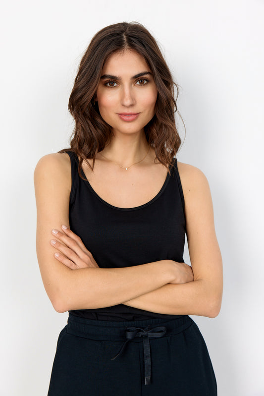 SOYA CONCEPT Pylle Black Tank Top