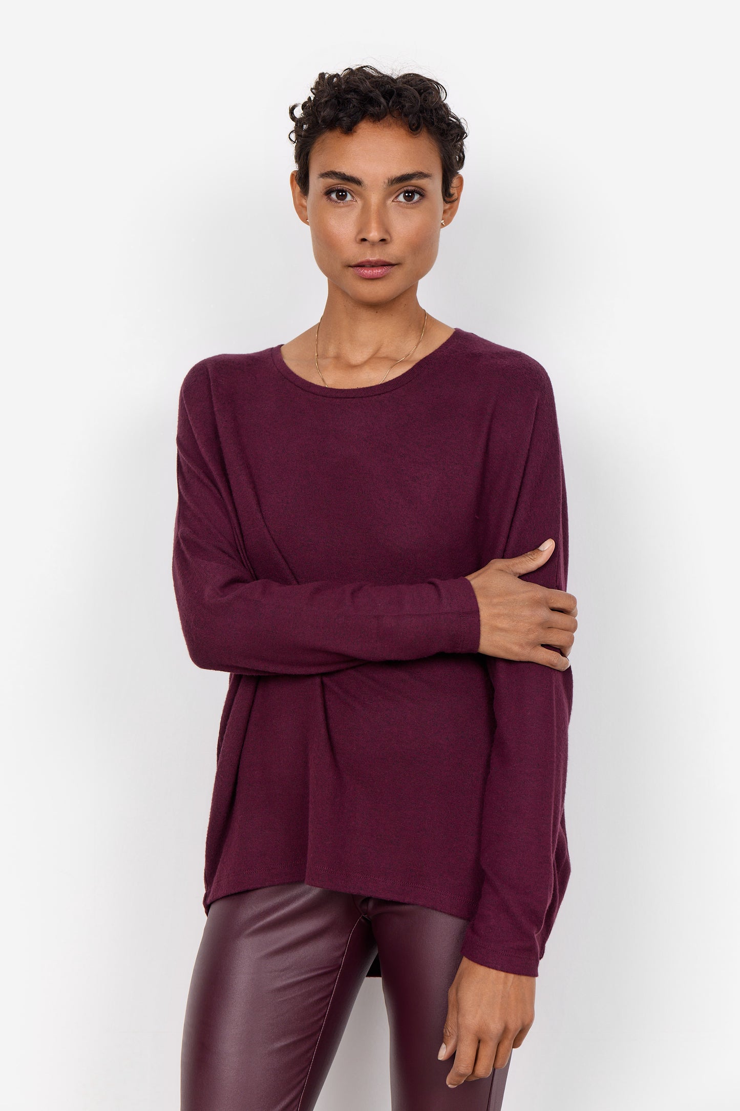 SOYA CONCEPT Biara 1 Wine Soft Knit