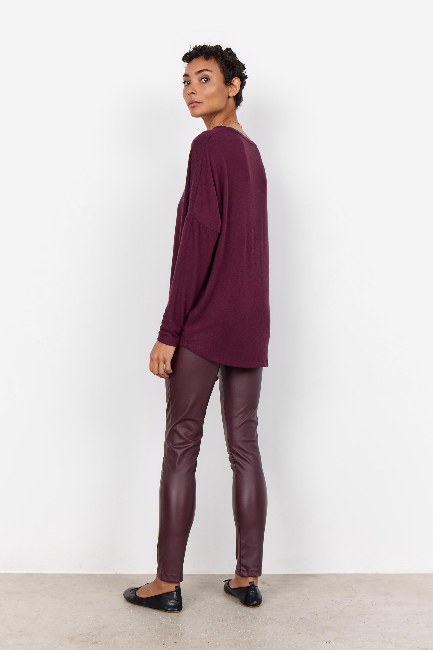 SOYA CONCEPT Biara 1 Wine Soft Knit