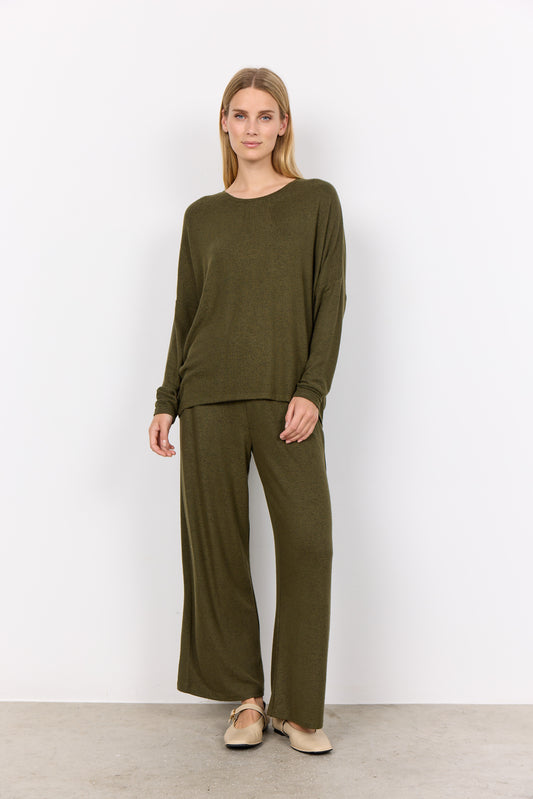 SOYA CONCEPT Biara 1 Olive Soft Knit