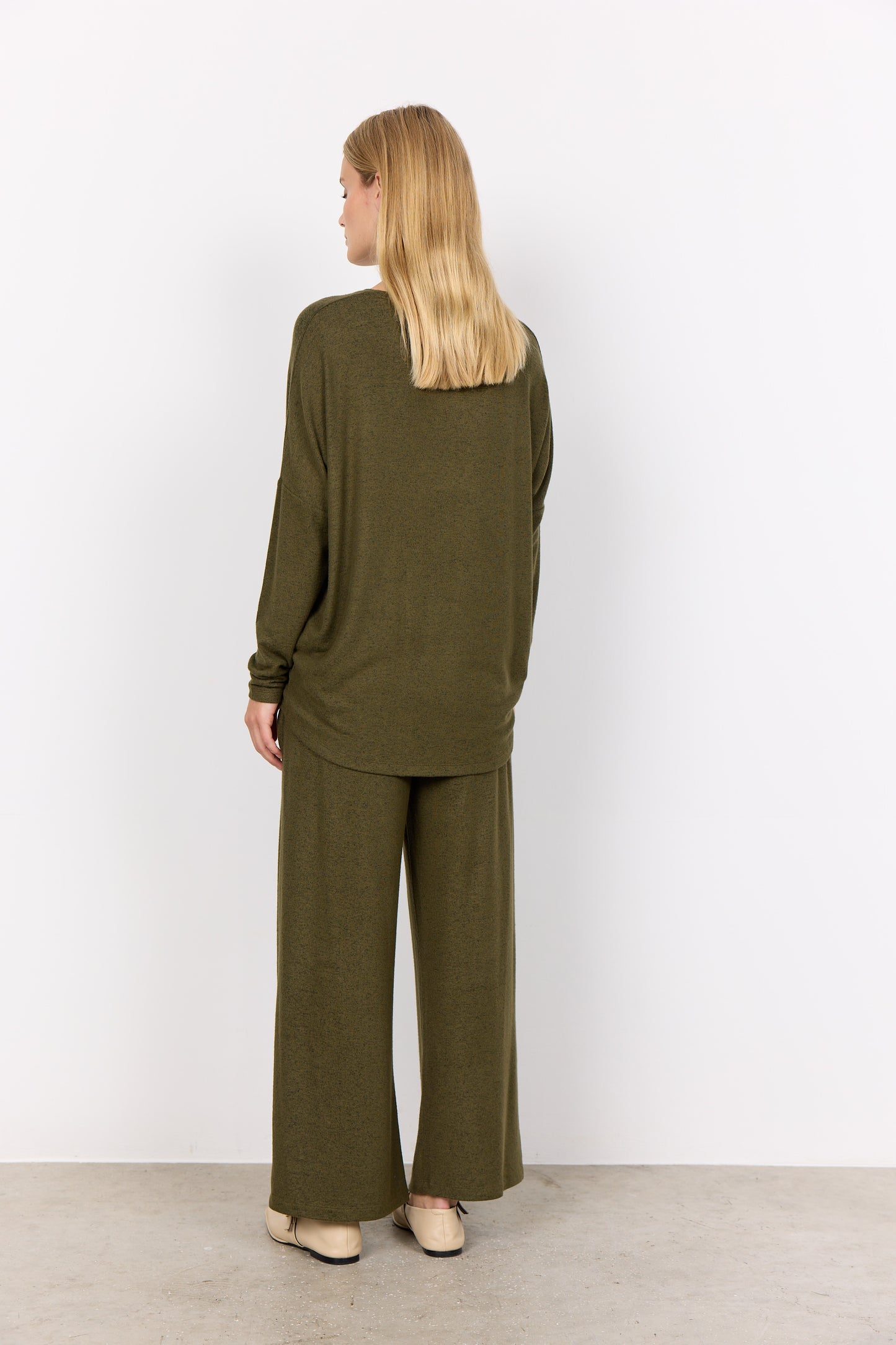 SOYA CONCEPT Biara 1 Olive Soft Knit