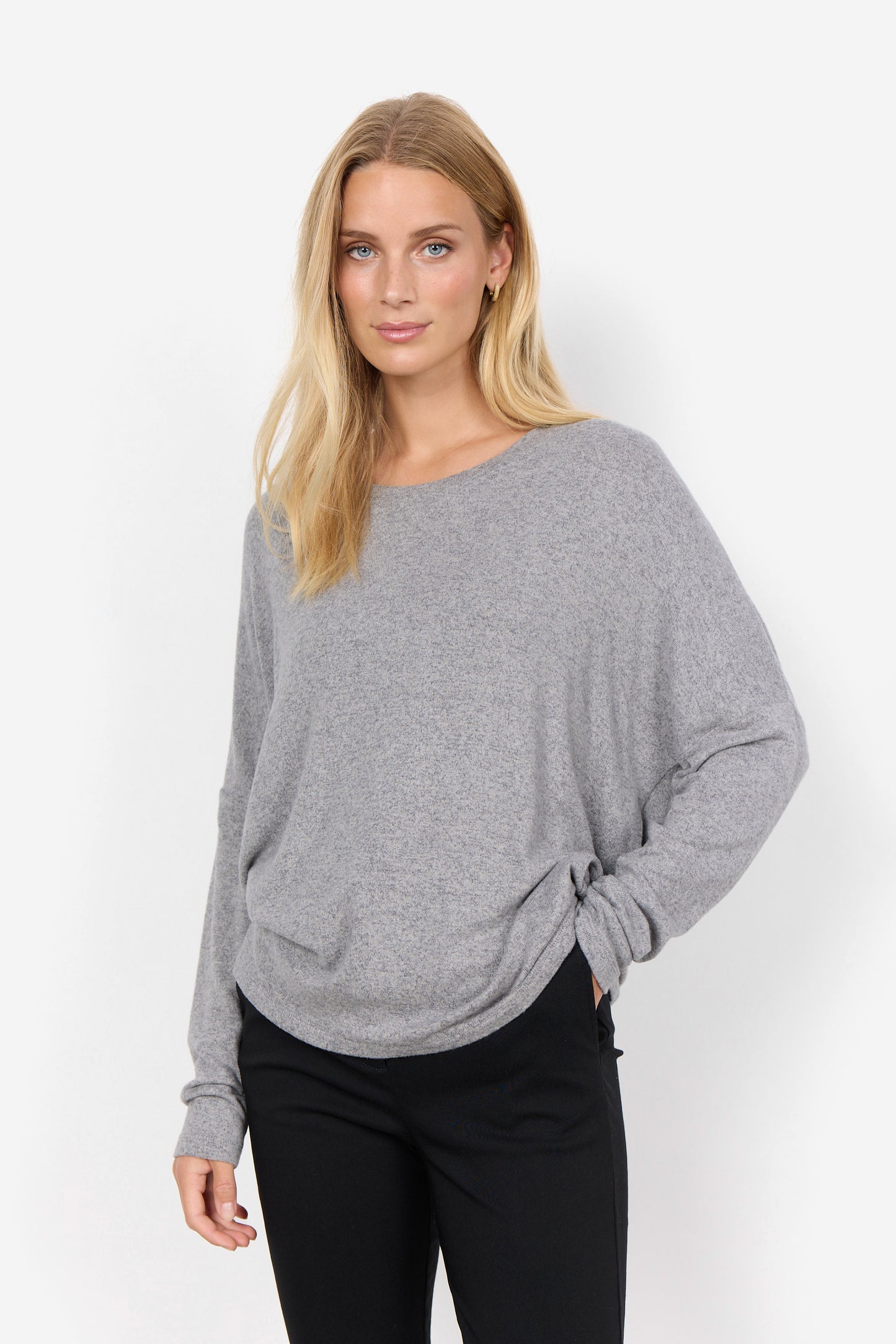 SOYA CONCEPT Biara 1 Grey Soft Knit