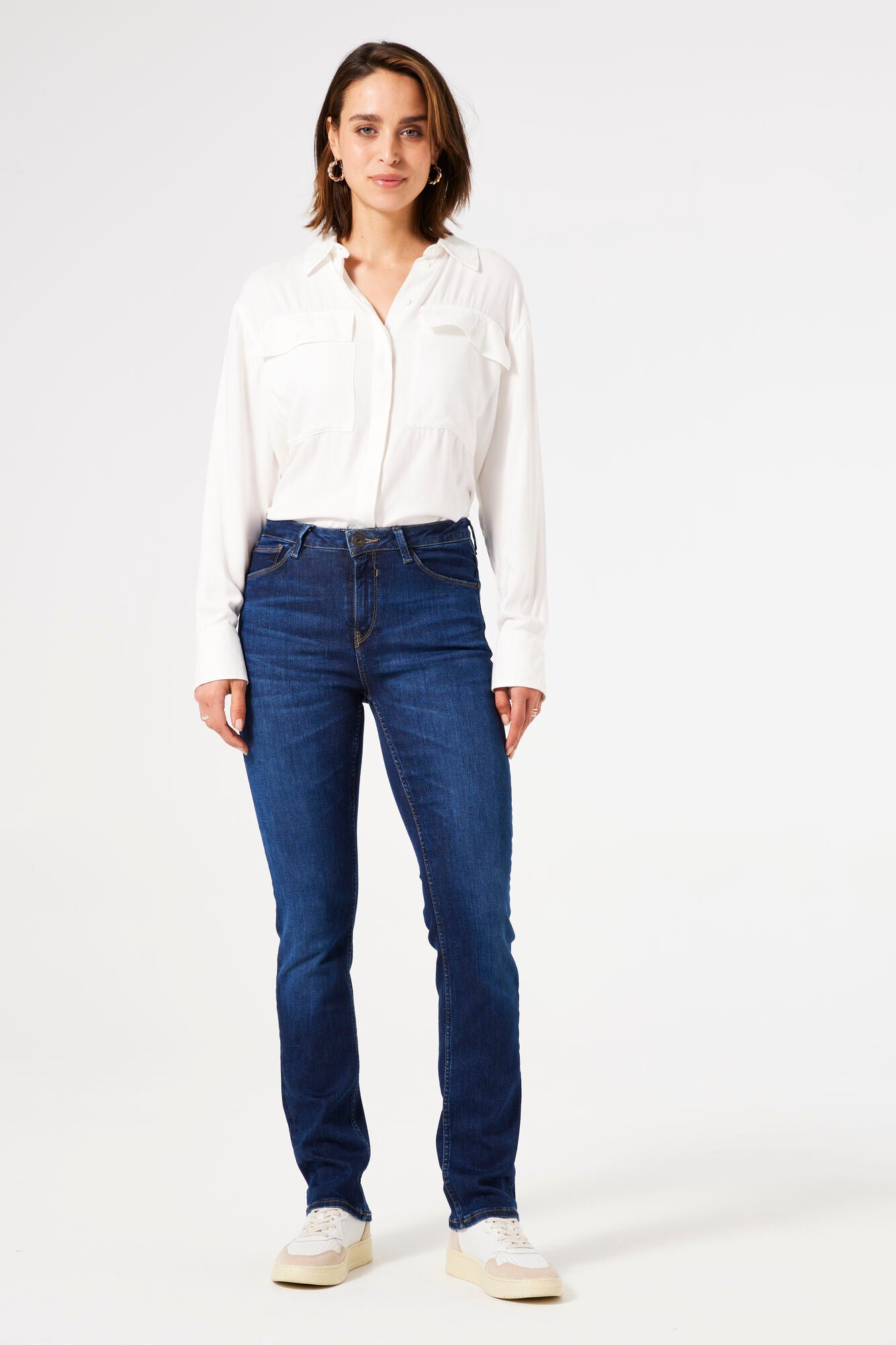 GARCIA CELIA FIT Dark Blue Denim Jeans