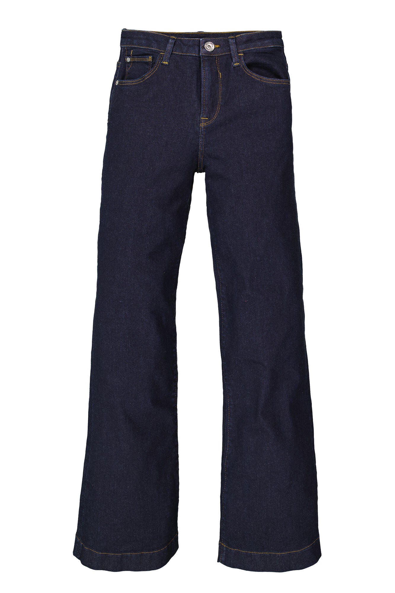GARCIA Celia 249 Rinsed High-Waisted Wide Leg Flare Jeans