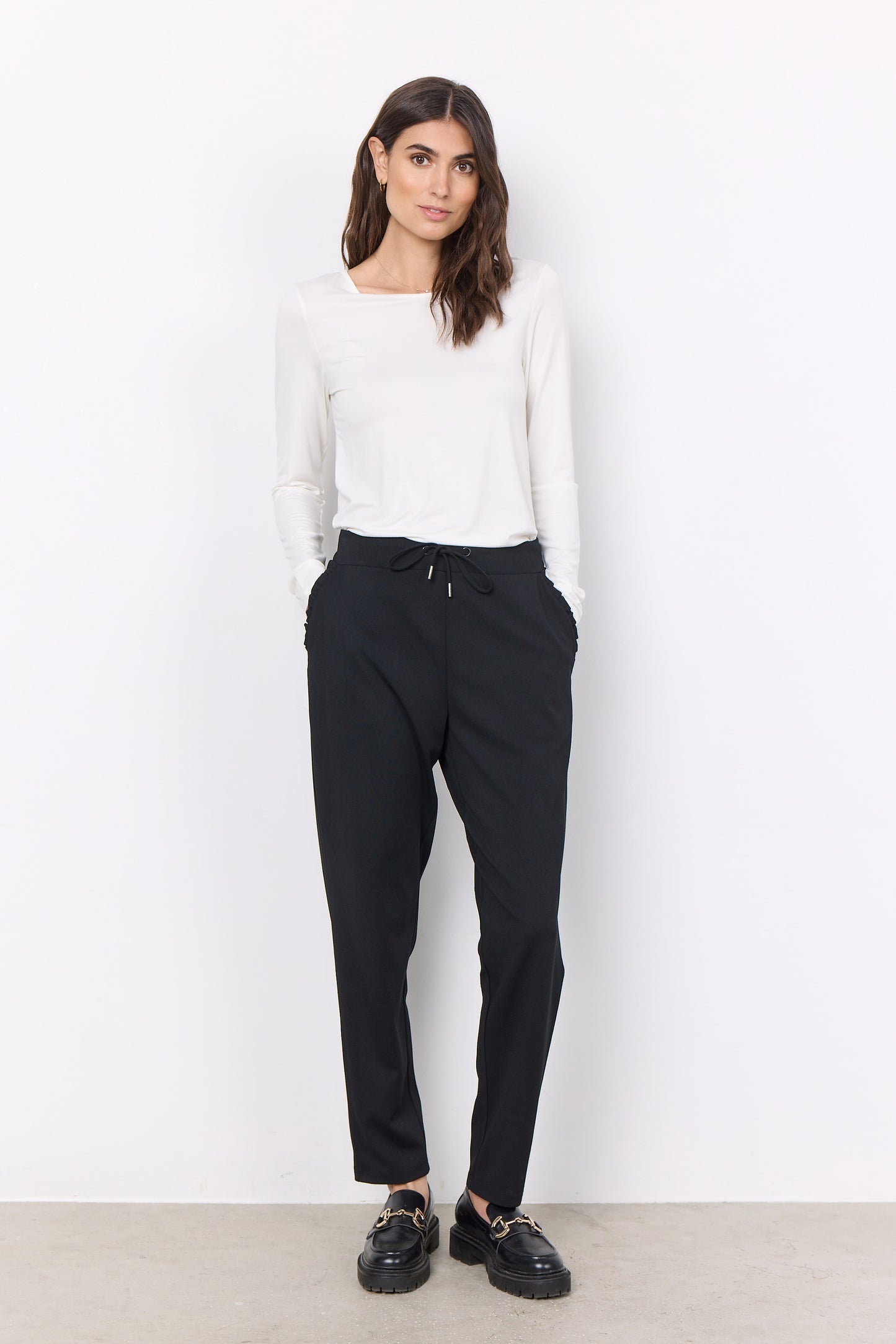 SOYA CONCEPT SIHAM 2 Black Trousers