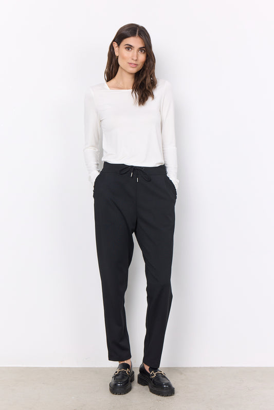 SOYA CONCEPT SIHAM 2 Black Trousers