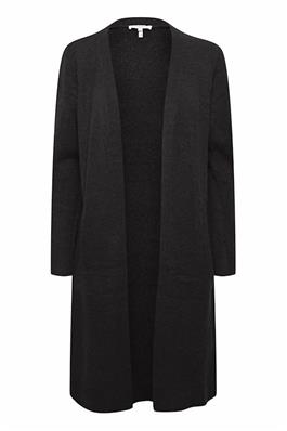 B.YOUNG MIREILLE Black Long Knit Cardigan