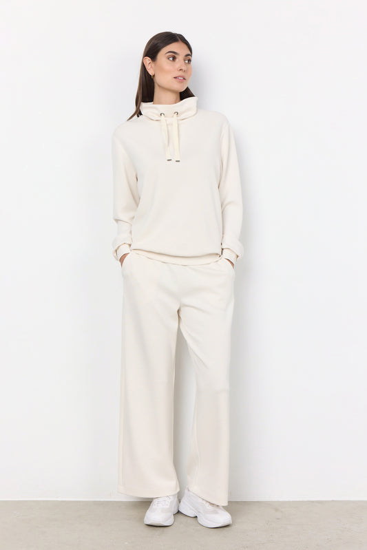 SOYA CONCEPT Banu 33 Cream Soft Sweat Pants