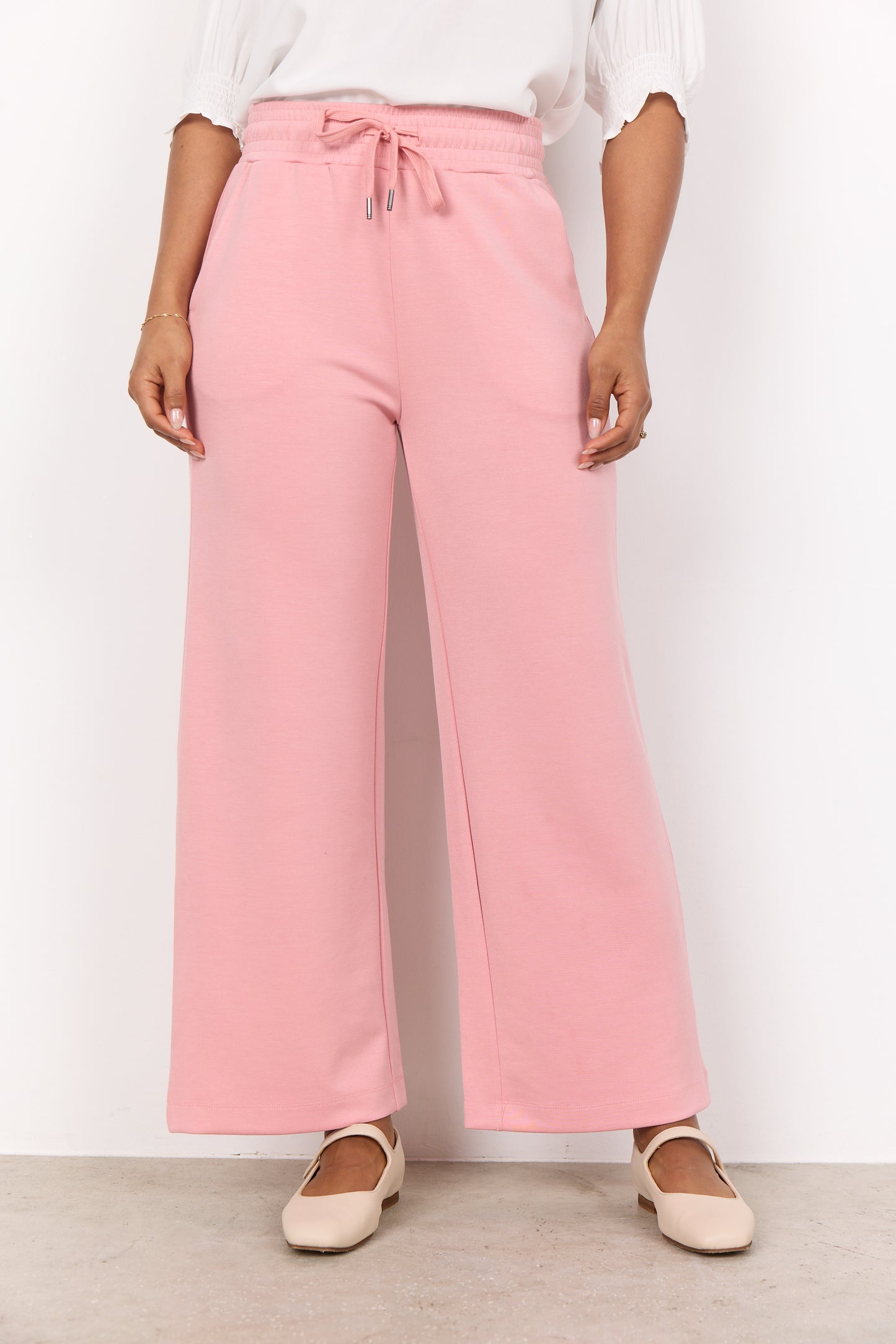 SOYA CONCEPT Banu 33 Blush Pink Soft Sweat Pants