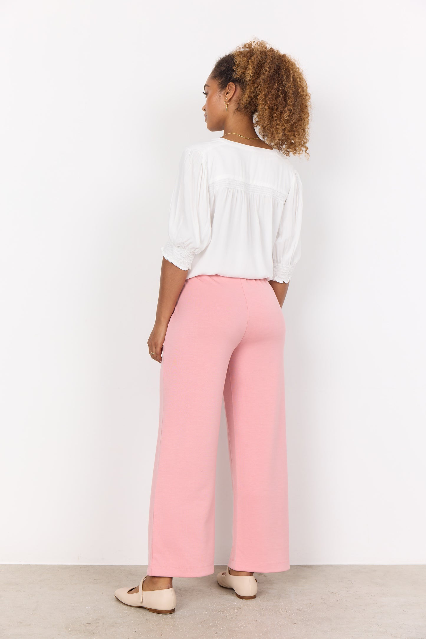 SOYA CONCEPT Banu 33 Blush Pink Soft Sweat Pants