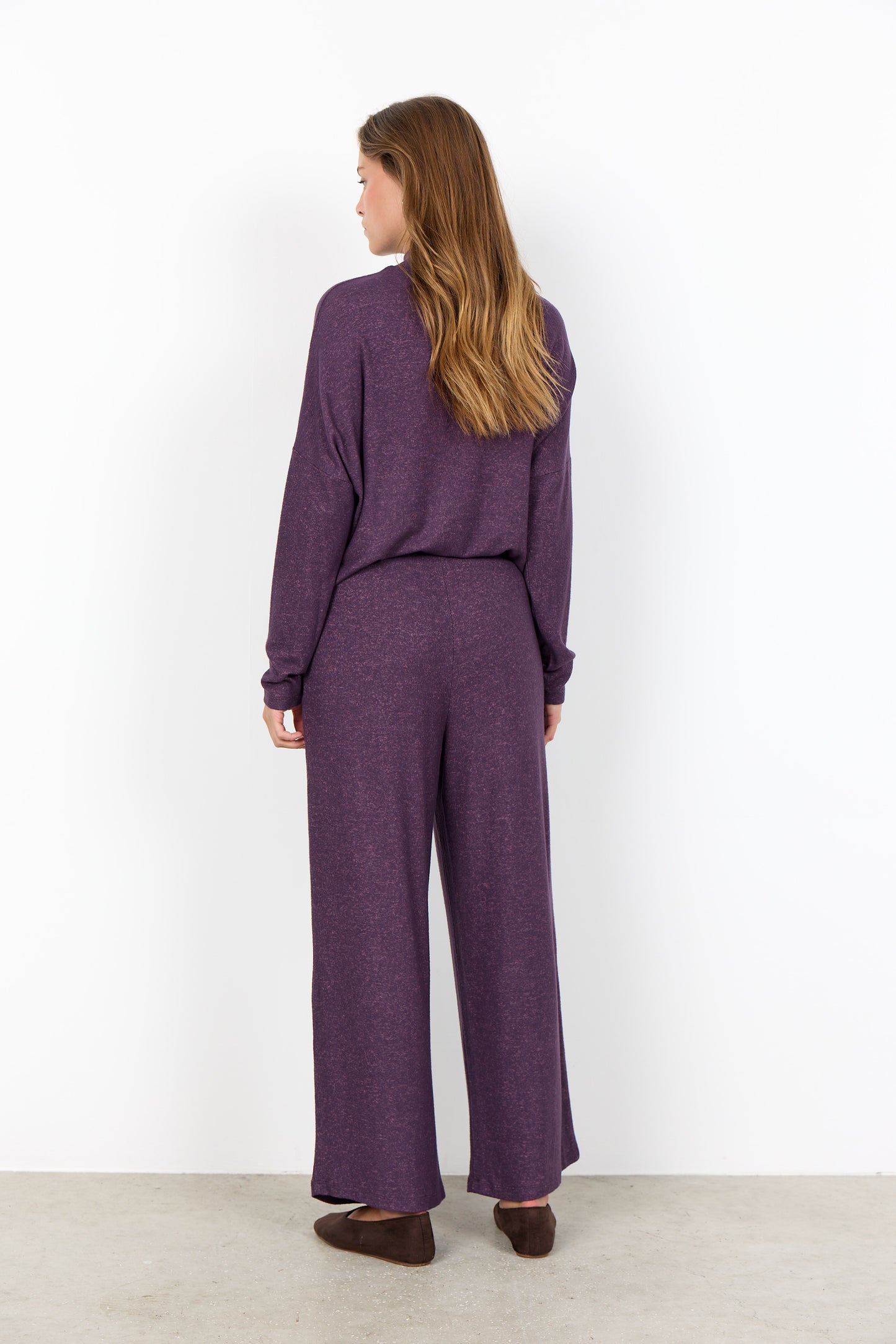 SOYA CONCEPT BIARA Soft Plum Purple Trousers