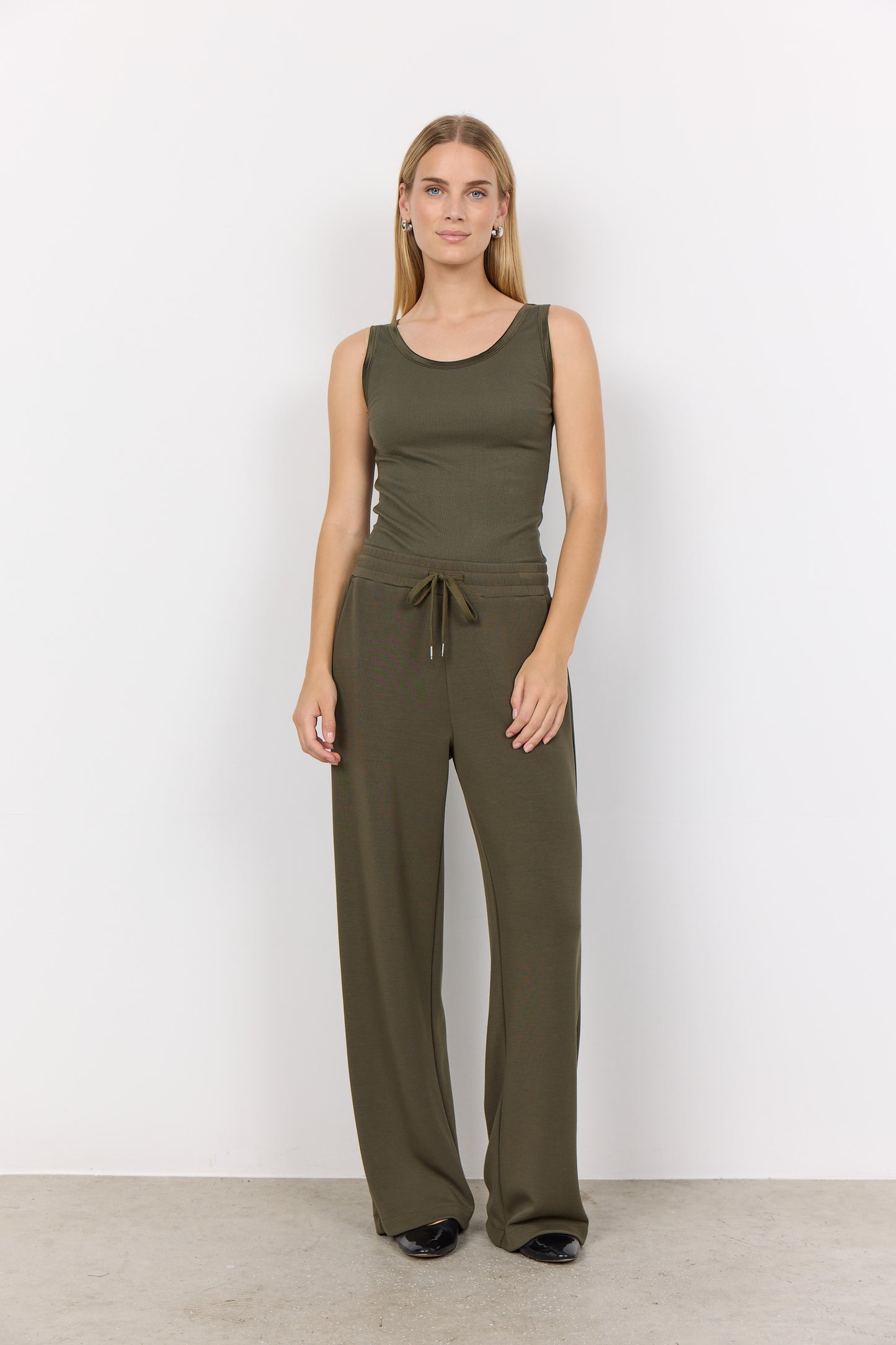 SOYA CONCEPT Banu 116 Dark Army Green Sweat Pants