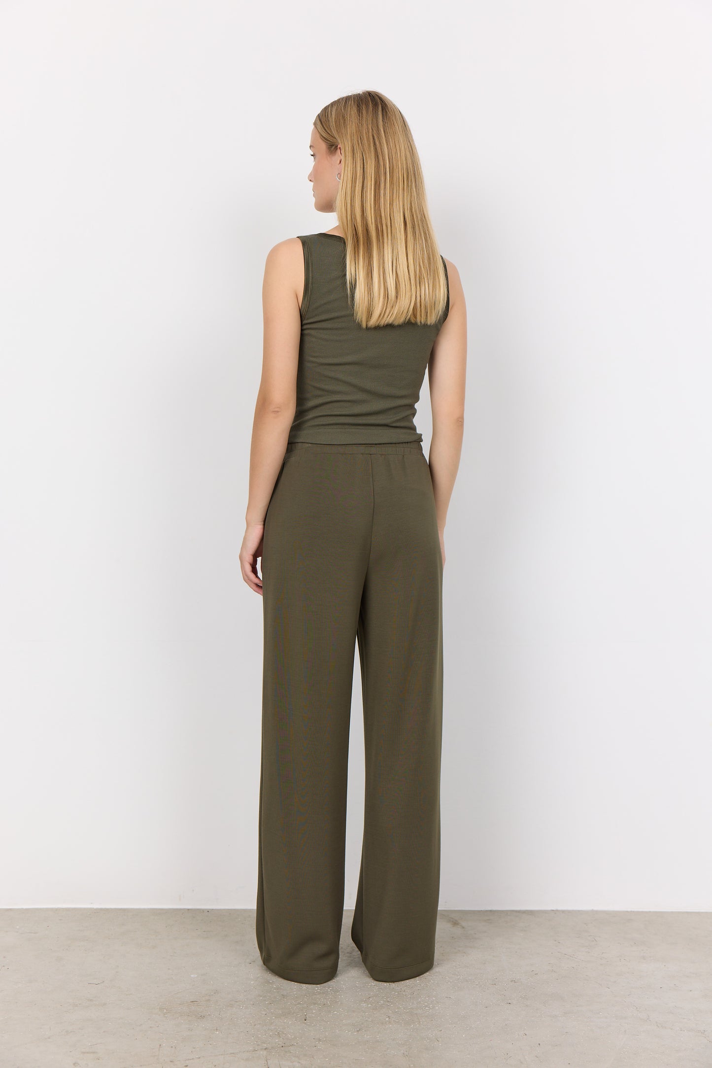 SOYA CONCEPT Banu 116 Dark Army Green Sweat Pants