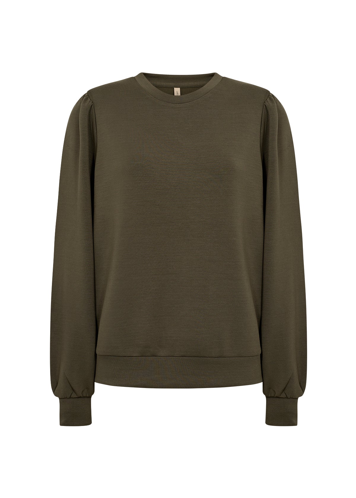 SOYA CONCEPT BANU 120 Dark Army Green Crewneck Sweater