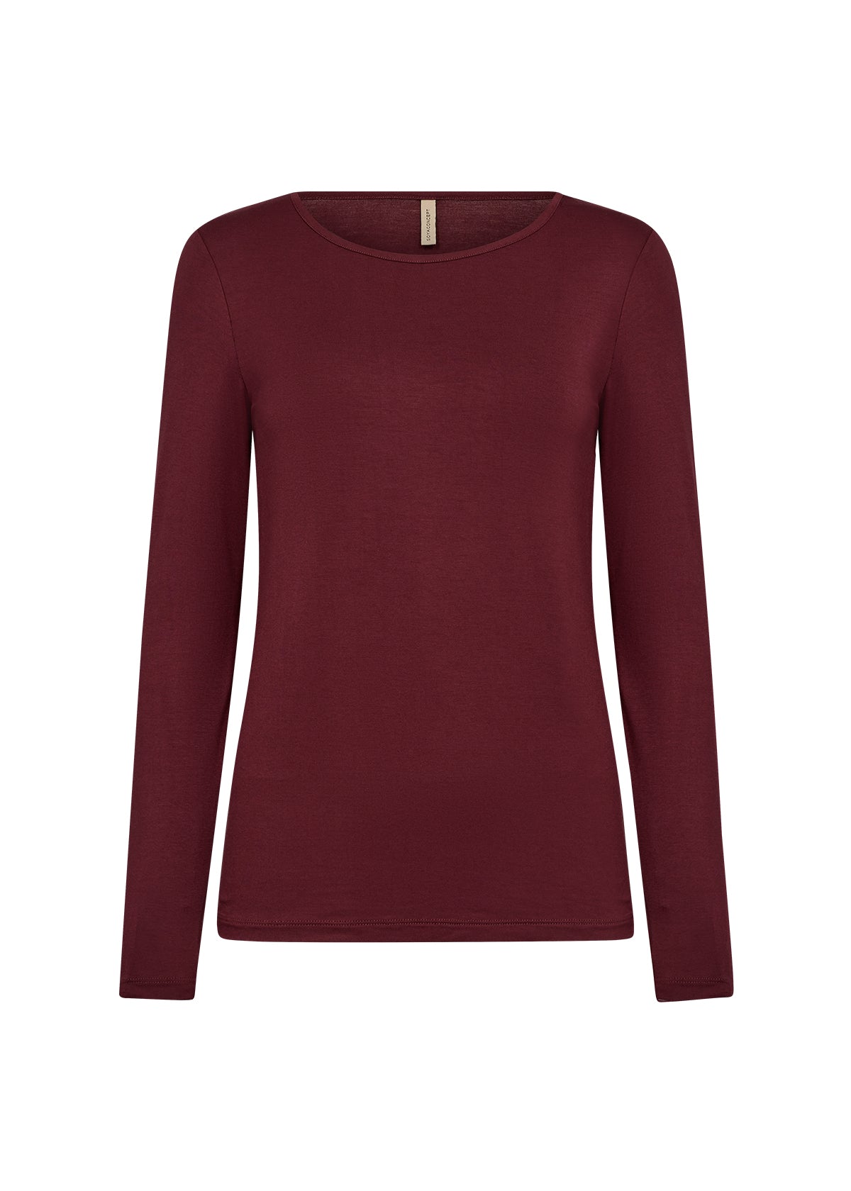 SOYA CONCEPT Marica 217 Wine Longsleeve Shirt
