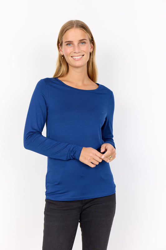 SOYA CONCEPT Marica 217 Cobalt Blue Longsleeve Shirt