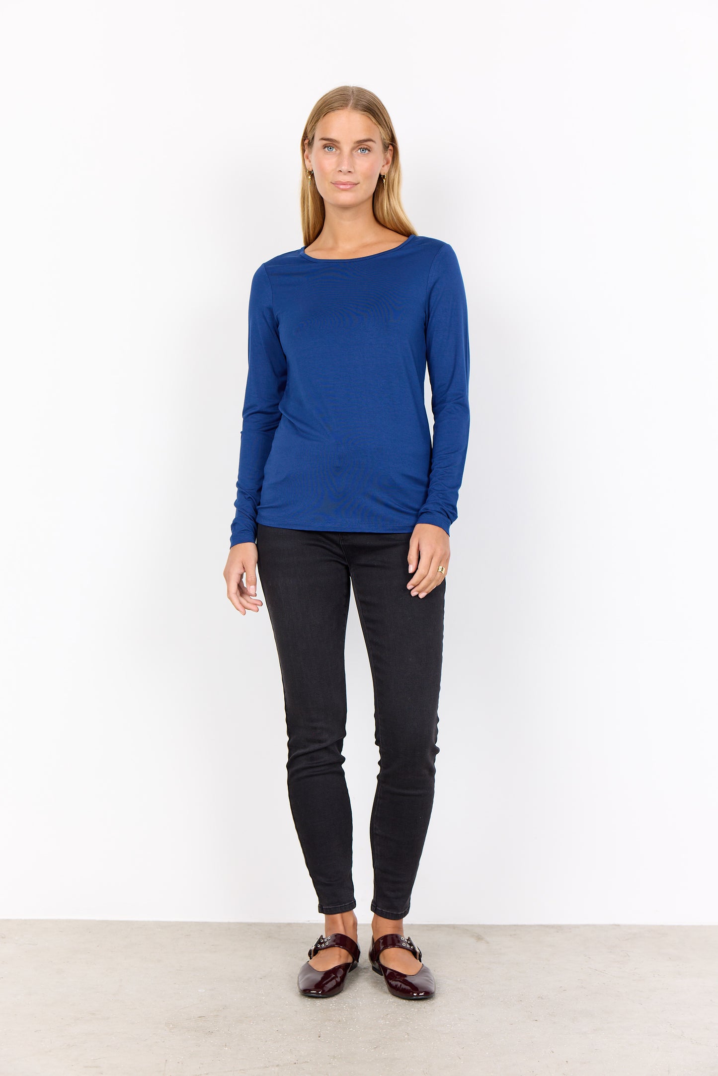 SOYA CONCEPT Marica 217 Cobalt Blue Longsleeve Shirt