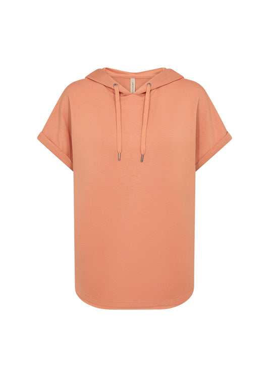 SOYA CONCEPT Banu 143 Papaya Modal Short Sleeve Sweatshirt
