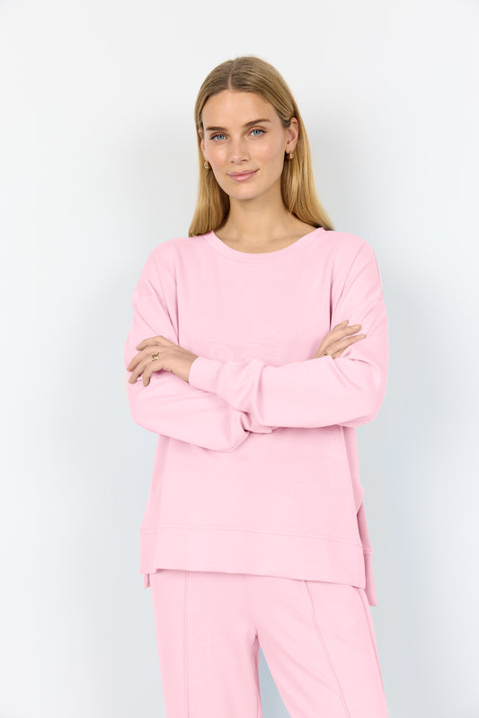 SOYA CONCEPT Pink BANU 164 Crewneck Sweater