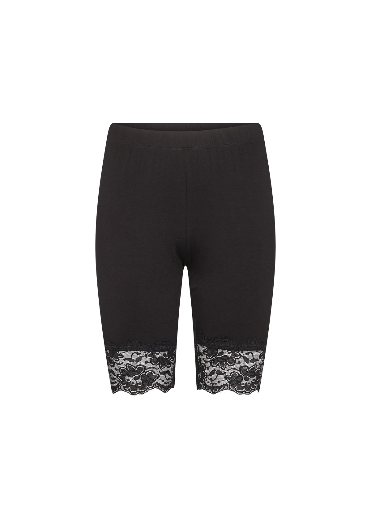 SOYA CONCEPT Marica 268 Black Lace Biker Shorts