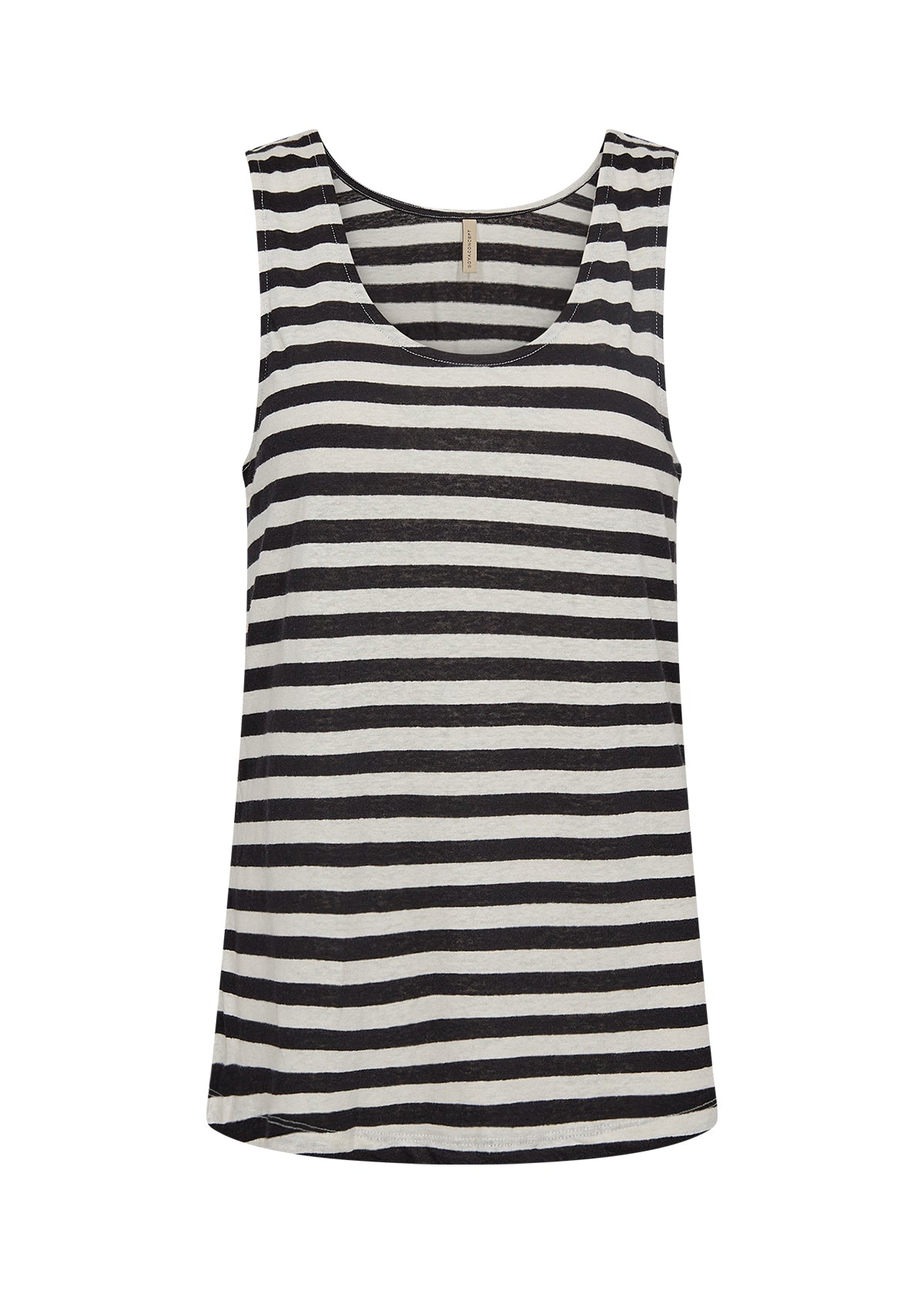 SOYA CONCEPT Esme Black & White Tank Top