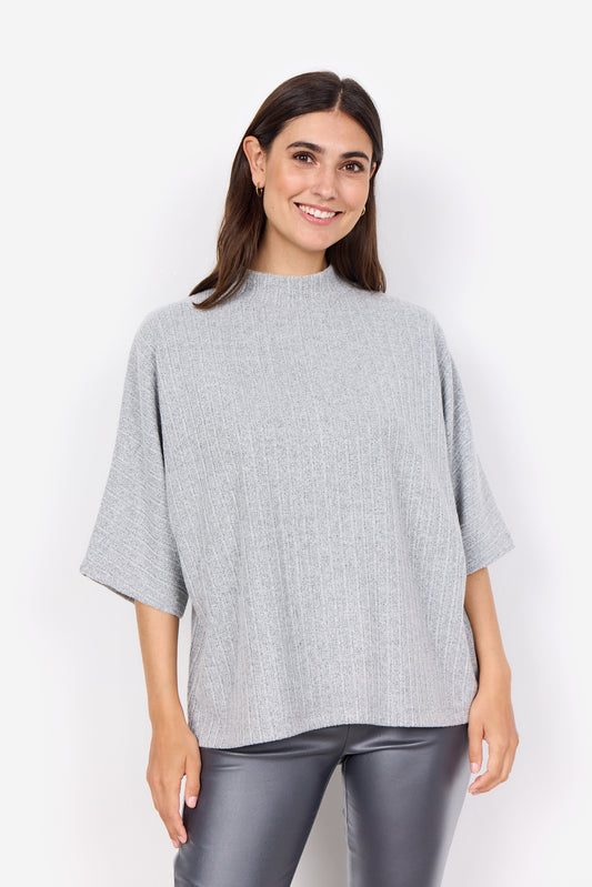 SOYA CONCEPT Isel Light Grey Knit Top