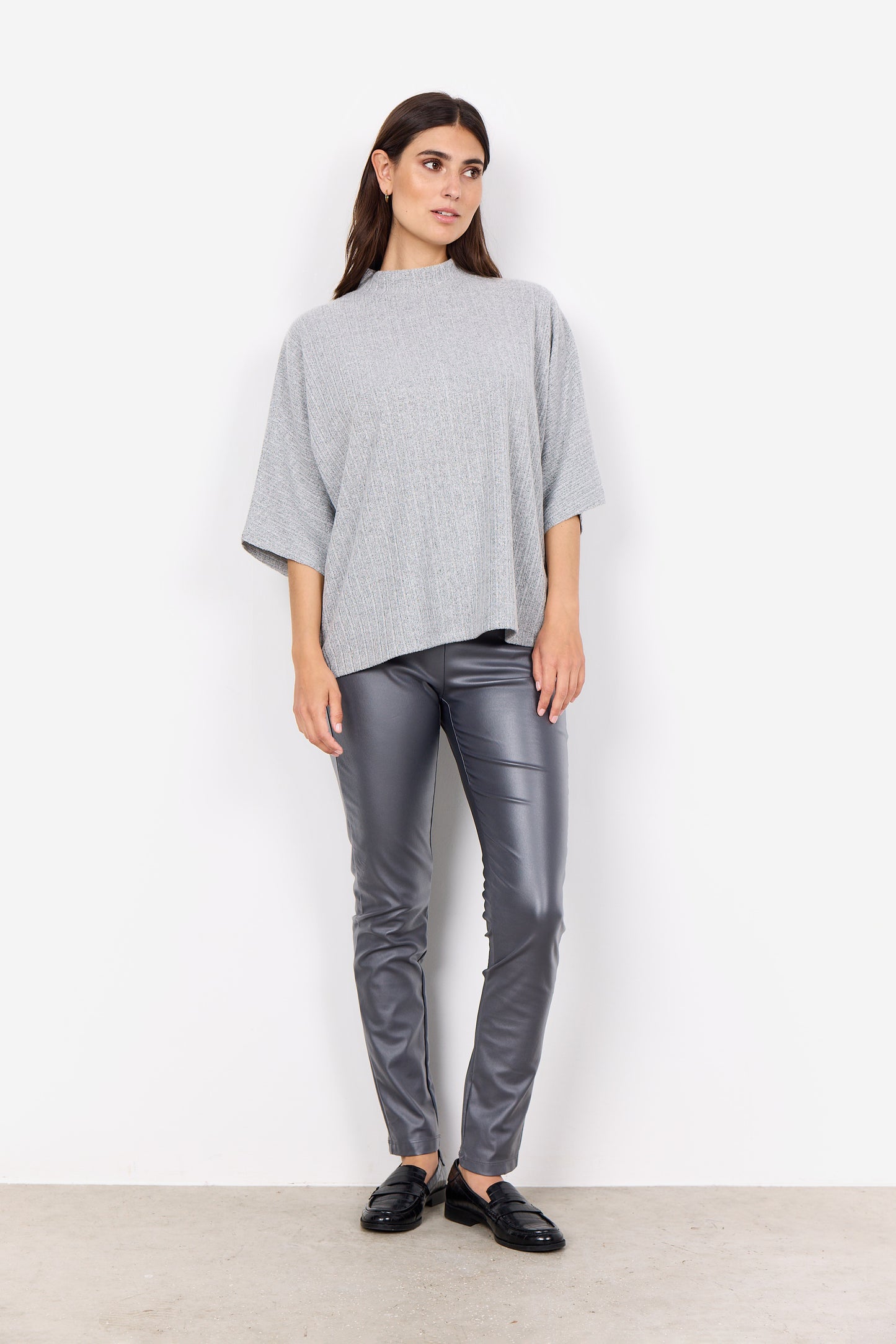 SOYA CONCEPT Isel Light Grey Knit Top
