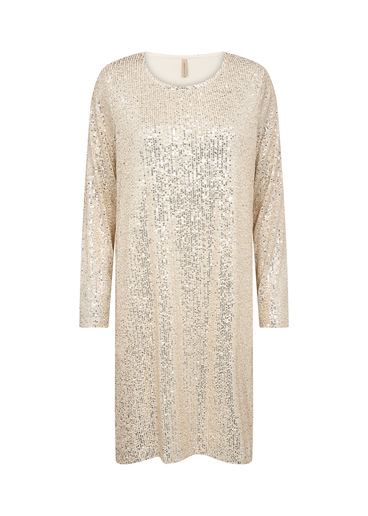 SOYA CONCEPT Nanette 2 Cream Sequin Glam Dress