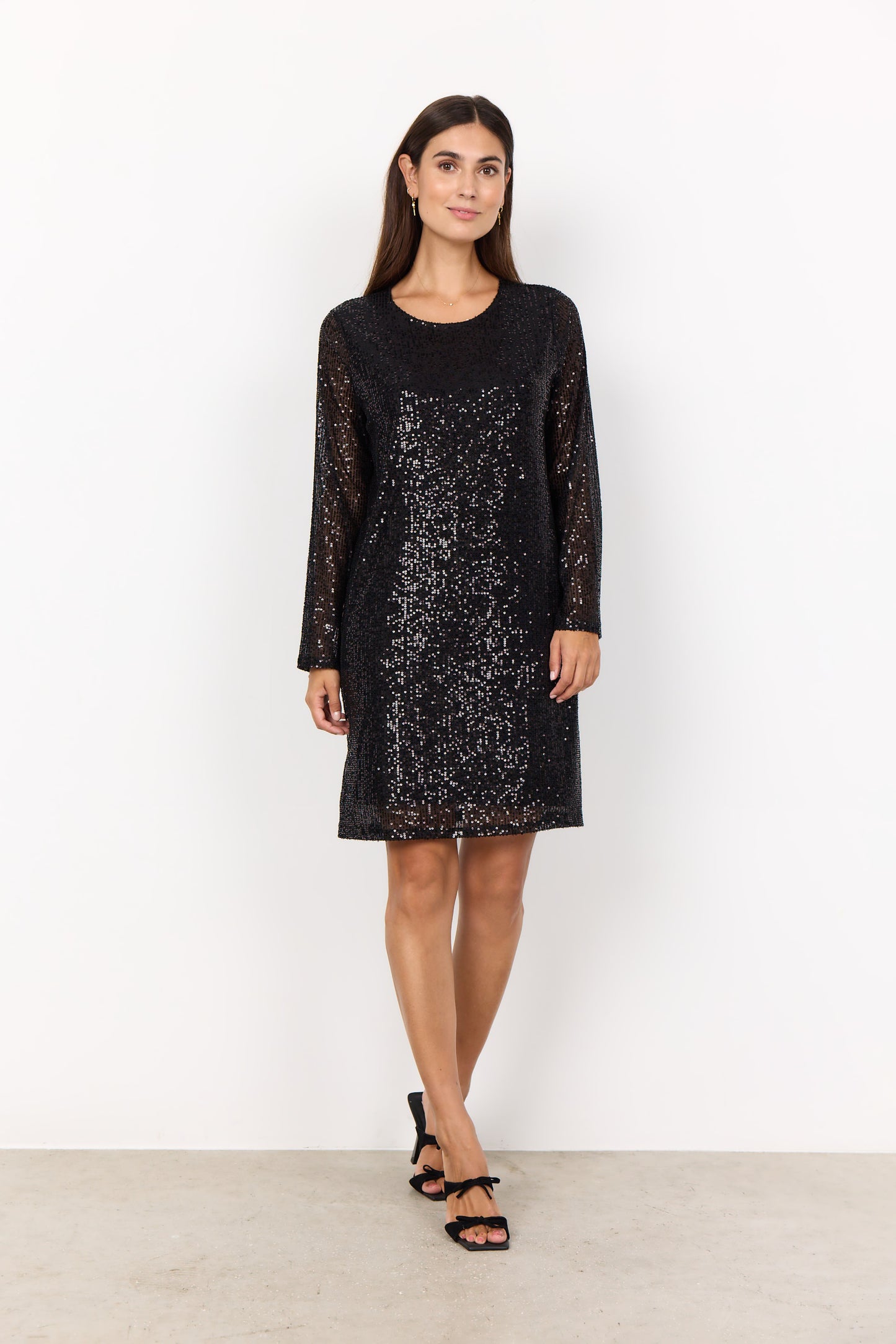SOYA CONCEPT Nanette 2 Black Sequin Glam Dress